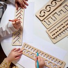 Игра развивающая деревянная «Магические линейки» - фото 23720146