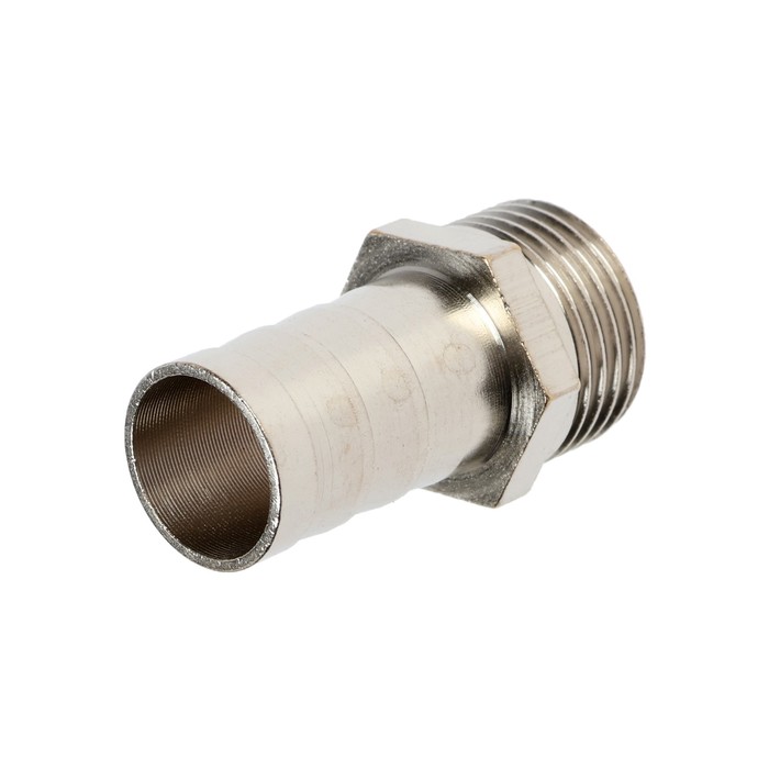 Штуцер ZEIN, 1/2" х 16 мм наружная резьба, никелированная латунь, фасовка 10 шт. - фото 18585581