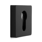 Накладка на цилиндровый механизм LOCKLAND, квадратная, цвет черный, комплект - Фото 2