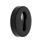 Накладка на цилиндровый механизм LOCKLAND, круглая, цвет черный, комплект - Фото 2