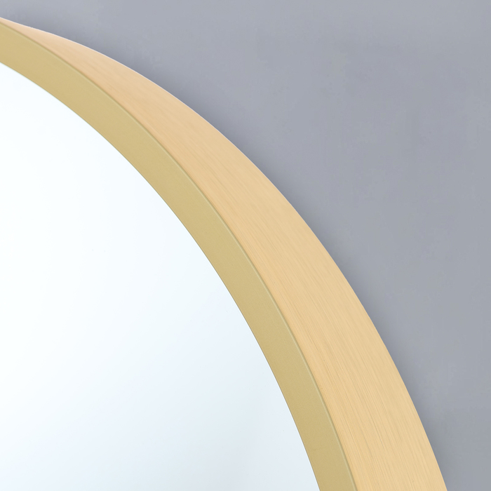 Зеркало "Матовое золото", настенное, 40 × 4 см