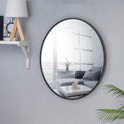 Зеркало "Чёрный матовый", настенное, 60 × 3 см - Фото 1