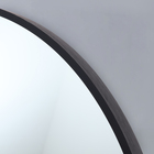 Зеркало "Чёрный матовый", настенное, 60 × 3 см - Фото 2