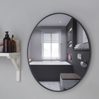 Зеркало "Чёрный матовый", настенное, 70 × 3 см - фото 2198886