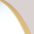 Зеркало "Матовое золото", настенное, 100 × 4 см - фото 23792676