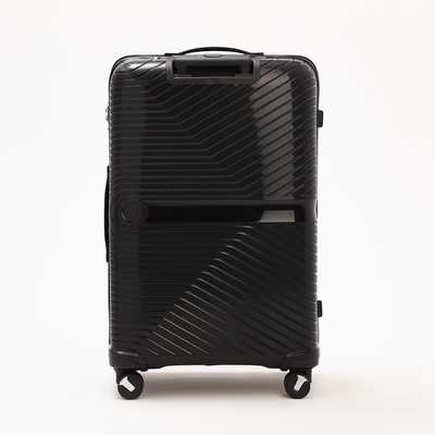 Чемодан 28", 47*29*73, отд на молнии, код замок, 4 колеса, черный