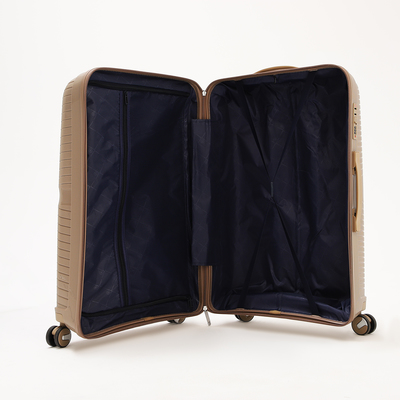 Чемодан 28", 47*29*73, отд на молнии, код замок, 4 колеса, коричневый