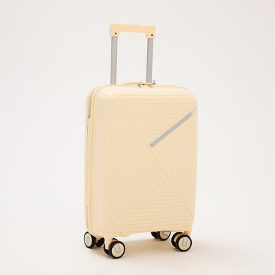 Чемодан 20", 36*21*55, отд на молнии, код замок, 4 колеса, бежевый