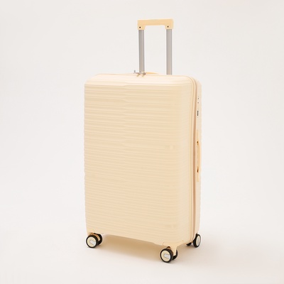 Чемодан 28", 47*29*73, отд на молнии, код замок, 4 колеса, бежевый