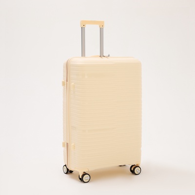 Чемодан 28", 47*29*73, отд на молнии, код замок, 4 колеса, бежевый