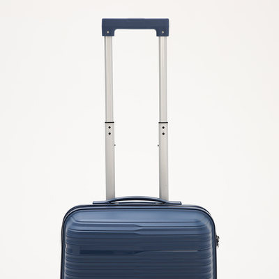 Чемодан 20", 36*21*55, отд на молнии, код замок, 4 колеса, синий