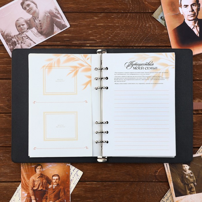 Родословная книга со встроенной флешкой 16 Gb «Книга всей семьи», 17,5 х 23 см. 9874513