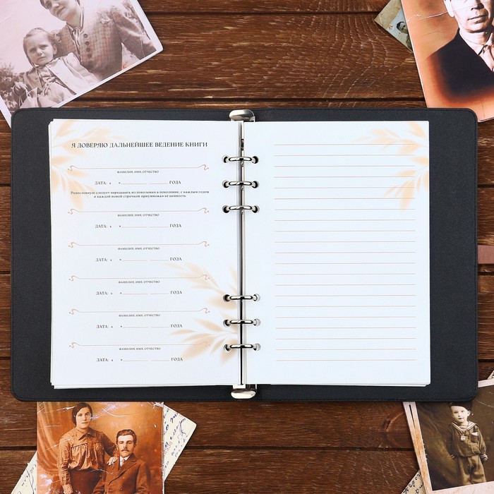 Родословная книга со встроенной флешкой 16 Gb «Наше фамильное дерево», 17,5 х 23 см. 9874514