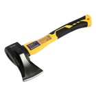 Колун кованый ТУНДРА ПРОФИ, клиновидная форма, фиберглассовое 3К топорище 37 см, 1 кг - Фото 6