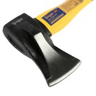 Колун кованый ТУНДРА ПРОФИ, клиновидная форма, фиберглассовое 3К топорище 37 см, 1 кг - Фото 8