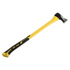 Колун кованый ТУНДРА ПРОФИ, клиновидная форма, фиберглассовое 3К топорище 90 см, 1.5 кг - Фото 10