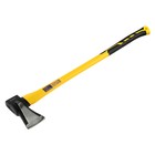 Колун кованый ТУНДРА ПРОФИ, клиновидная форма, фиберглассовое 3К топорище 90 см, 2.5 кг - Фото 7