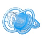 Соска - пустышка силиконовая ортодонтическая «Дино», от 0 мес., с колпачком, цвет голубой - Фото 5