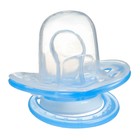 Соска - пустышка силиконовая ортодонтическая M&B «Дино», от 0 мес., с колпачком, голубой - Фото 8