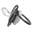 Соска - пустышка силиконовая ортодонтическая M&B «Слоник», от 0 мес., с колпачком, черный - Фото 4