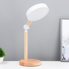 Настольная лампа "Пиатти" LED 5Вт 4000К USB белый 15х25х45см RISALUX - фото 9996135