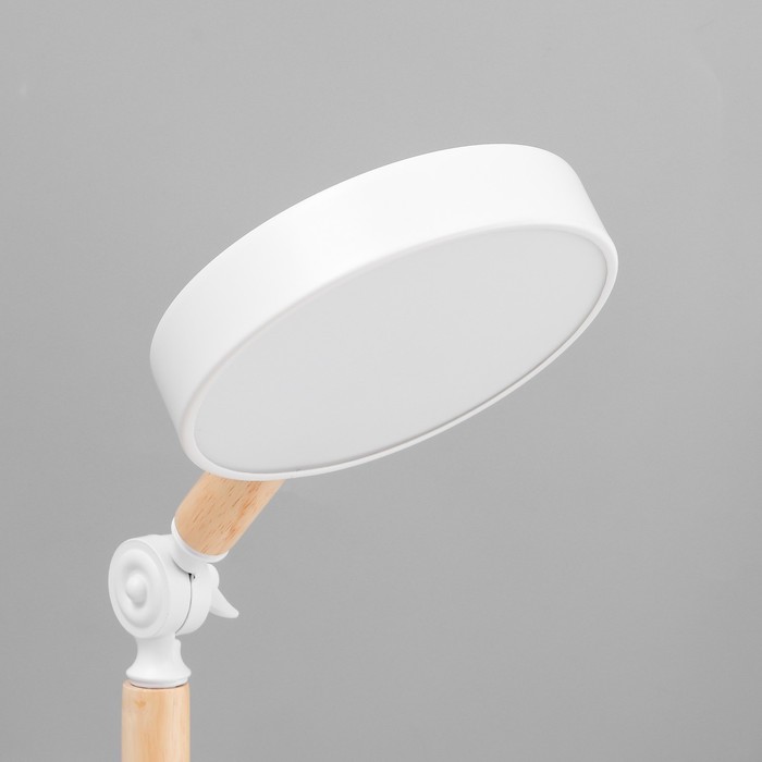 Настольная лампа "Пиатти" LED 5Вт 4000К USB белый 15х25х45см RISALUX - фото 1908067229