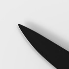 Нож кухонный универсальный Доляна Simplex, длина лезвия 12,7 см, цвет чёрный - Фото 3