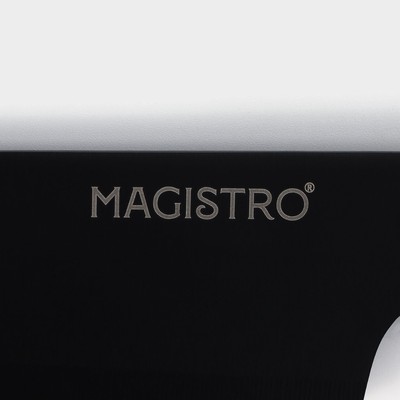 Нож шеф кухонный Magistro Dark wood, длина лезвия 20.3 см