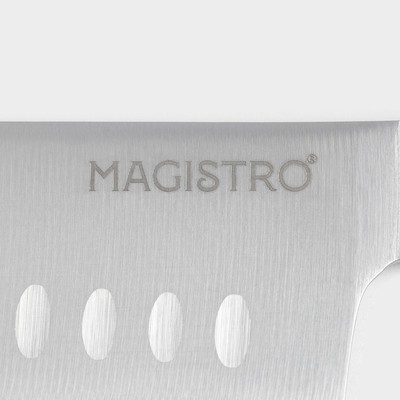 Нож Сантоку кухонный Magistro Fedelaso, длина лезвия 17.8 см