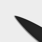 Нож для овощей кухонный Magistro Vantablack, длина лезвия 8,9 см, цвет чёрный - фото 4422740