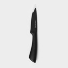 Нож для овощей кухонный Magistro Vantablack, длина лезвия 8,9 см, цвет чёрный - Фото 4