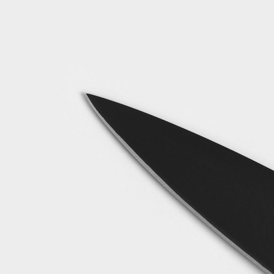 Нож универсальный кухонный Magistro Vantablack, длина лезвия 12.7 см, чёрный