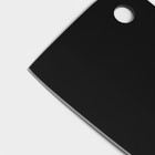 Нож топорик кухонный Magistro Vantablack, длина лезвия 20.3 см, чёрный - Фото 3