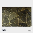 Салфетки сервировочные на стол Magistro, 4 шт., 45×30 см, чёрные - Фото 3