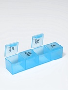 Таблетница - органайзер «Неделька», съёмные ячейки, утро/день/вечер/ночь, 17.5×10.7×2.5 см, 7 контейнеров по 4 секции, разноцветная - Фото 4