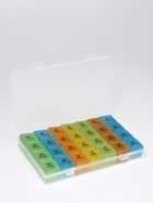 Таблетница - органайзер «Неделька», съёмные ячейки, утро/день/вечер/ночь, 17.5×10.7×2.5 см, 7 контейнеров по 4 секции, разноцветная - Фото 5