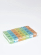 Таблетница - органайзер «Неделька», съёмные ячейки, утро/день/вечер/ночь, 17.5×10.7×2.5 см, 7 контейнеров по 4 секции, разноцветная - Фото 6