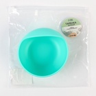 Тарелка детская Крошка Я, на присоске 350 мл., из силикона, 12×8×5, бирюзовый  (артикул 10101247)  большой выбор товаров оптом и в розницу по низким ценам с доставкой