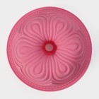 Форма для выпечки Доляна «Немецкий кекс. Торжество», силикон, 22,5×8 см, цвет розовый - фото 4422860