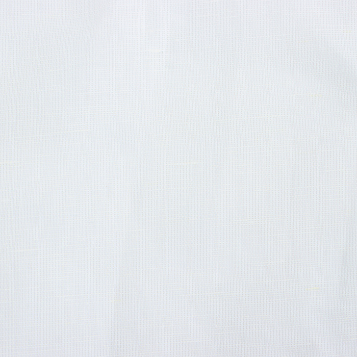 Штора Этель цв.белый, 245*300 см, 100% лён