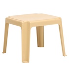 Столик для шезлонга "Элластик", бежевый, 45 х 45 х 38 см - фото 321124501