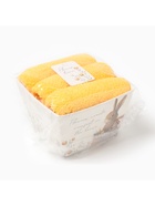 Набор полотенец Этель «Кролик с цветами» 35×50 см - 3 шт., 100% хлопок, махра 340 г/м² 10197785