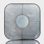 Набор посуды «Мави», 6 предметов: 2 миски 350 мл, 2 стакана 250 мл, салатник 800 мл, тарелка d=20.8 см, стекло, серый - Фото 2