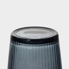 Набор стеклянной посуды «Мави», 6 предметов: 2 миски 350 мл, 2 стакана 250 мл, салатник 800 мл, тарелка d=20,8 см, цвет серый - Фото 17