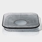 Набор посуды «Мави», 6 предметов: 2 миски 350 мл, 2 стакана 250 мл, салатник 800 мл, тарелка d=20.8 см, стекло, серый - Фото 3