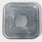 Набор стеклянной посуды «Мави», 6 предметов: 2 миски 350 мл, 2 стакана 250 мл, салатник 800 мл, тарелка d=20,8 см, цвет серый - Фото 4