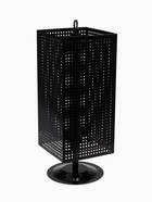 Стойка перфорированная разборная, 4 стороны, крутящиеся, 27×27×63 см, цвет чёрный матовый - Фото 2