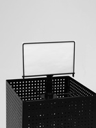 Стойка перфорированная разборная, 4 стороны, крутящиеся, 27×27×63 см, цвет чёрный матовый - Фото 5