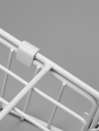 Накопитель разборный на колесах, двухсторонняя, 10 корзин, 45×55×165 см, белый - Фото 11