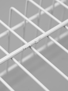 Накопитель разборный на колесах, двухсторонняя, 10 корзин, 45×55×165 см, белый - Фото 12